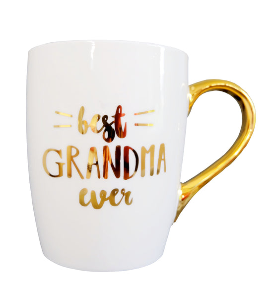 Best Grandma Ever 18 oz Gold Grandma Large Coffee Mug