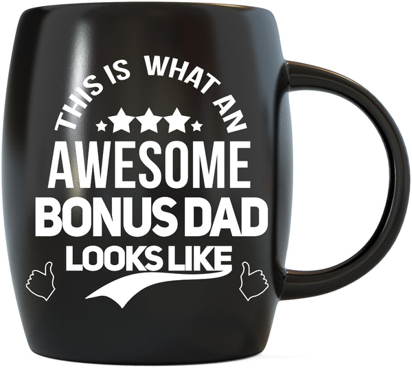 This Is What An Awesome Bonus Dad Looks Like 16 oz Funny Stepdad Coffee Mug