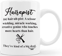 Hairapist Miracle Worker 11 oz Hairdressers Hairstylist Coffee Mug
