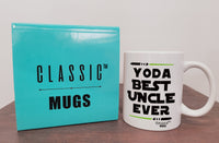 Yoda Best Uncle Ever 11 oz Cool Funny Uncle Coffee Mug